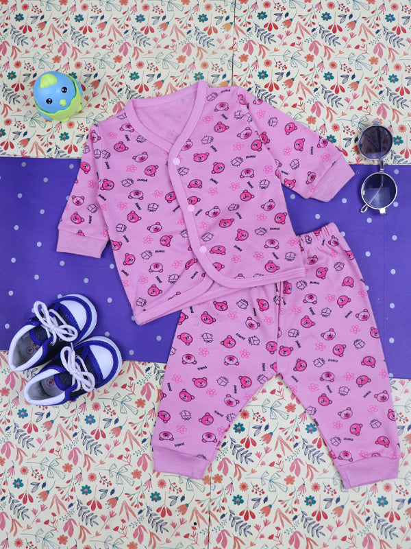 0Mth - 9Mth Friend Pink Baba Suit For Newborns BG NBS70