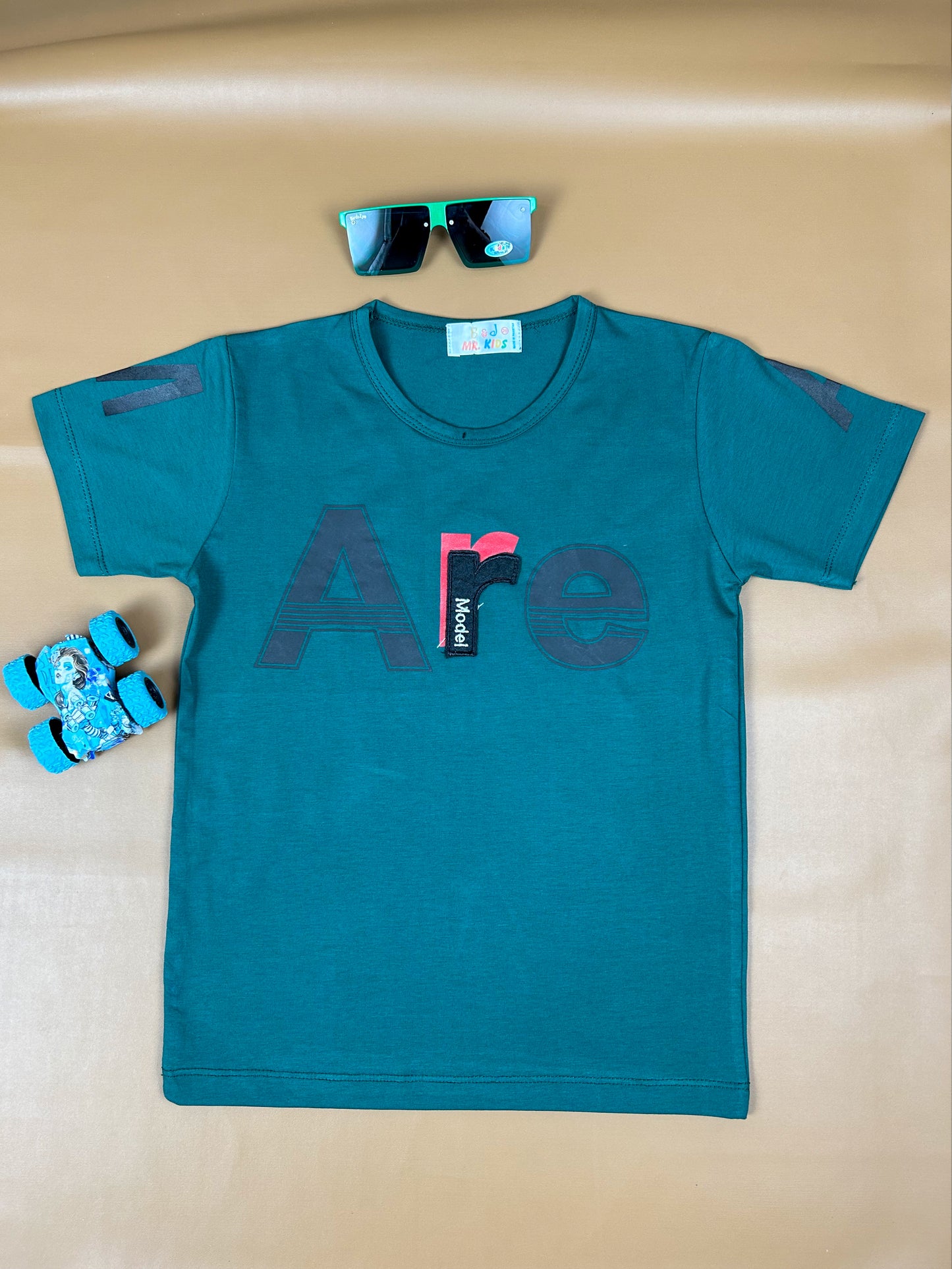 4Yrs - 8Yrs Are Sea Blue T-Shirt For Boys FG BTS17