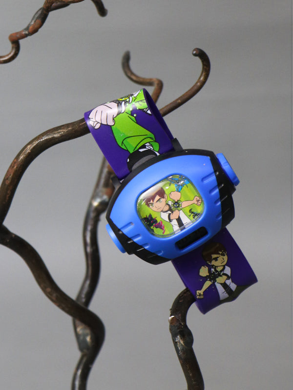 Purple Ben 10 Wrist Watch For Boys KWW20