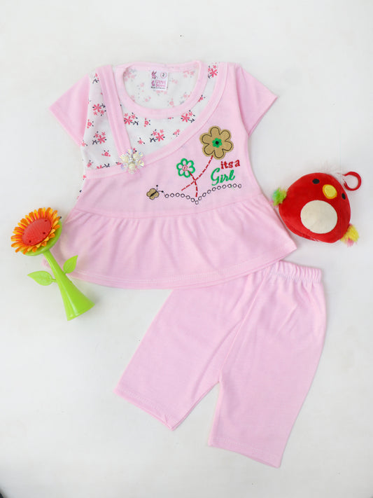 NBS35 HG Newborn Baby Suit 3Mth - 9Mth Pink