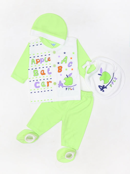 HG Newborn 5Pcs Gift Set 0Mth - 3Mth Apple Light Green