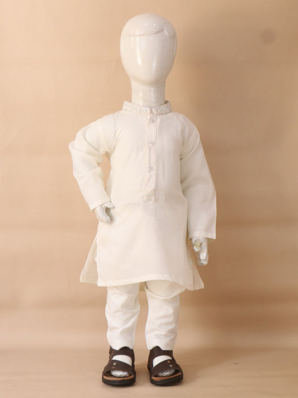 BKP07 TG Boys Kurta Pajama 2Yrs - 14Yrs White