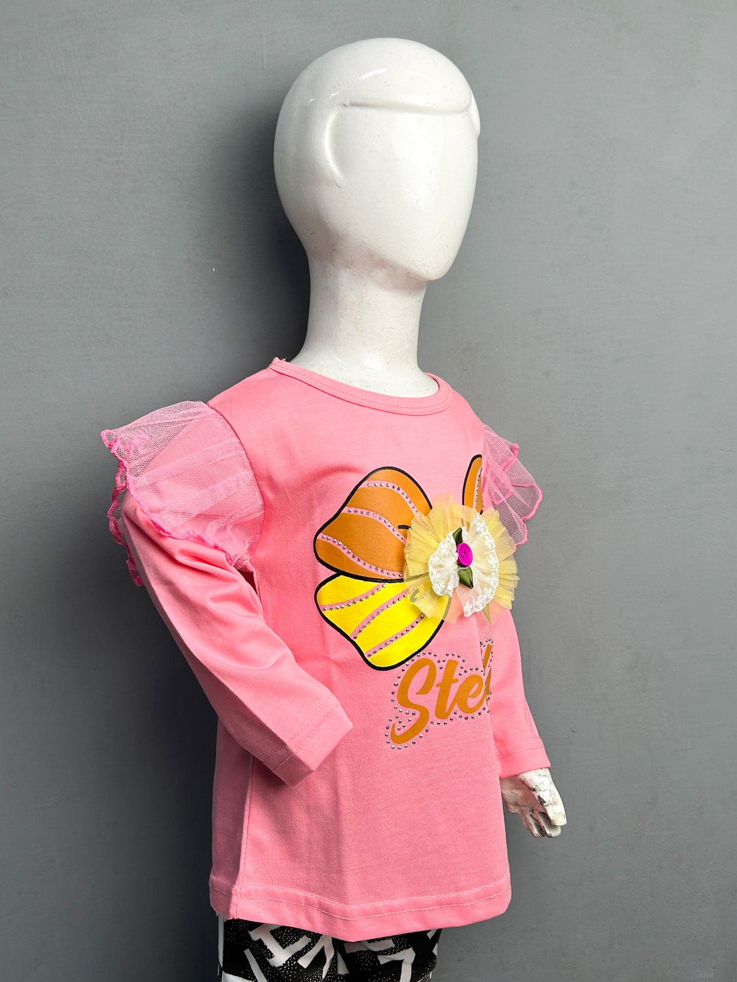 2.5Yrs - 8Yrs Stella Pink T-Shirt For Girls SK GTS17