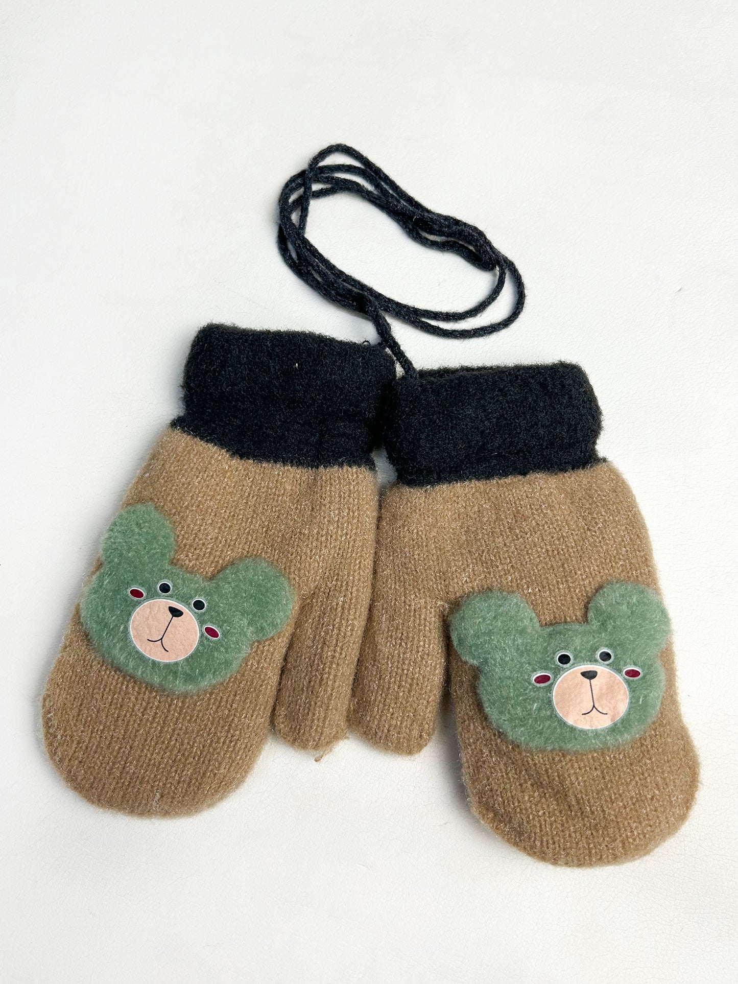 3Mths-9Mths Multicolor Newborn Winter Gloves / Warm Children's Gloves / Unisex Full Finger Gloves KG03