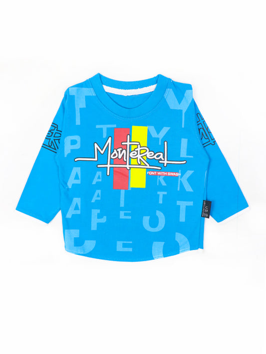 ATT Boys T-Shirt 1.5 Yrs - 3.5 Yrs Montreal Blue