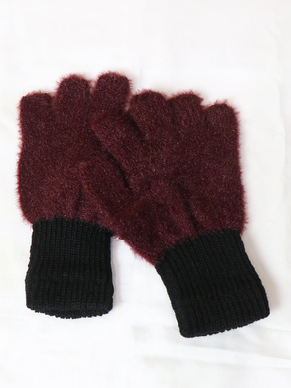 Multicolor Women's Winter Gloves / Girls Winter Gloves / Fingerless Gloves WG02