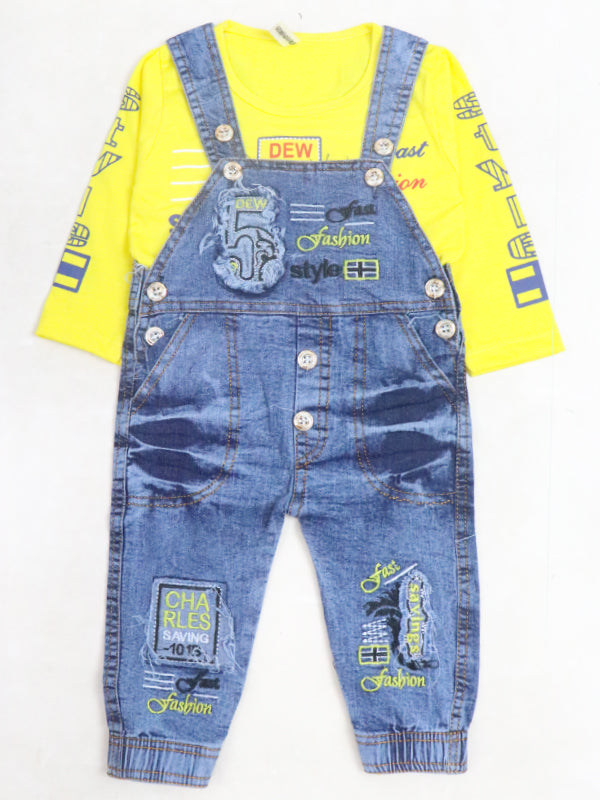 KR02 Kids Suit Romper 1Yrs-4Yrs Dew Yellow