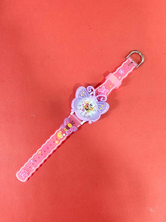 Pink Wrist Watch For Girls KWW136