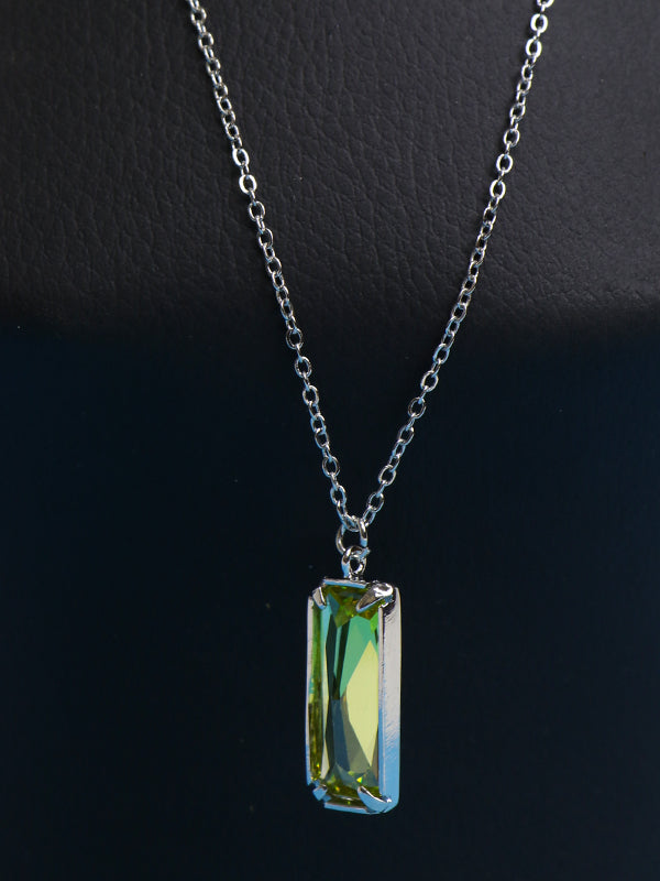 Green Quartz Fashion Necklace