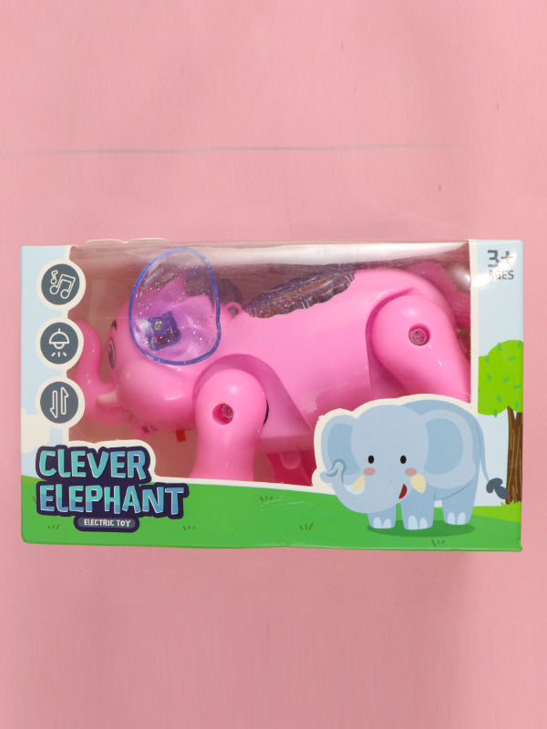 KTY18 Clever Elephant Electric Toy For Kids Pink