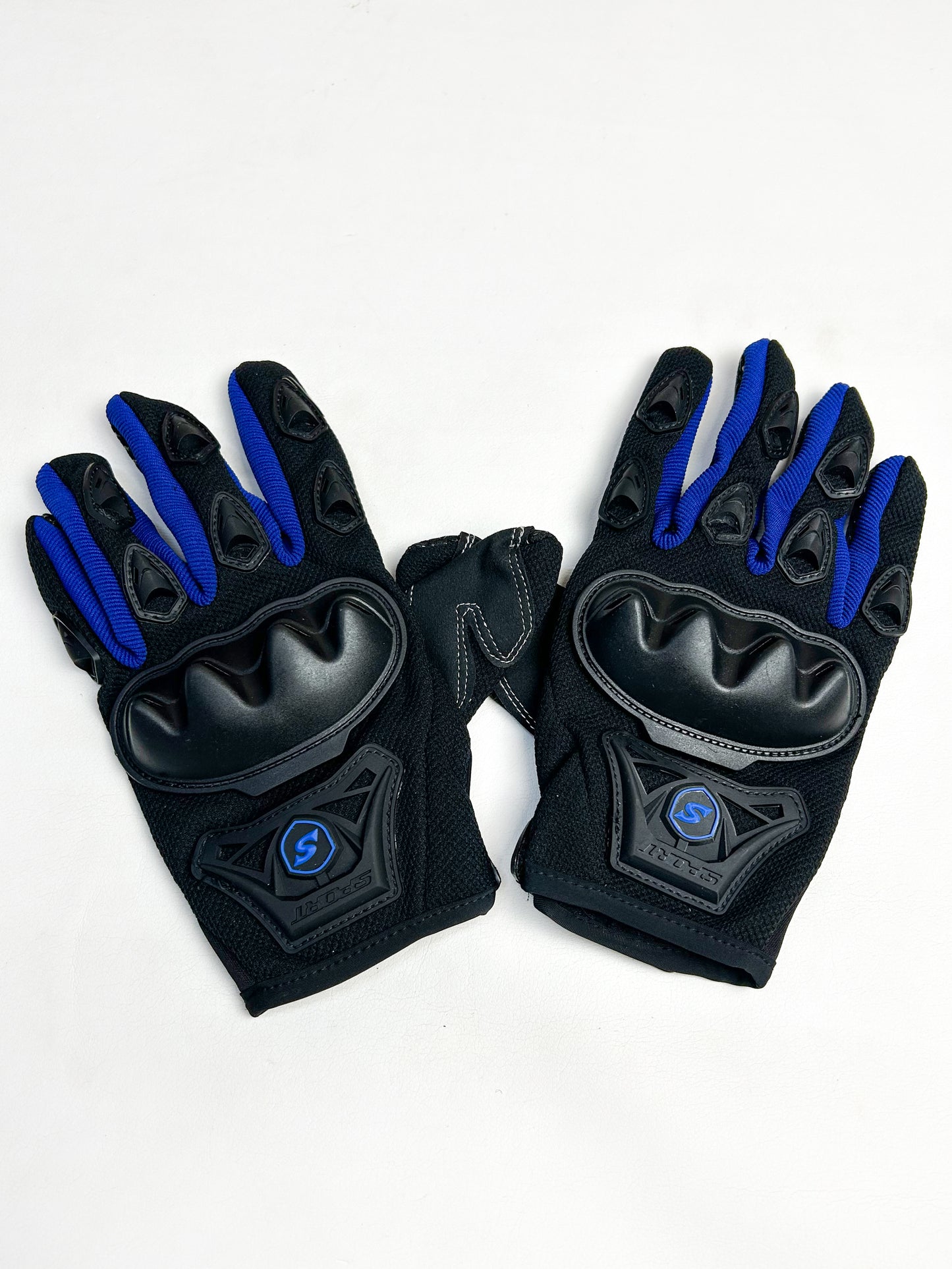 Blue Winter Gloves For Men / Full Finger Gloves / Bike Gloves for Men MG06