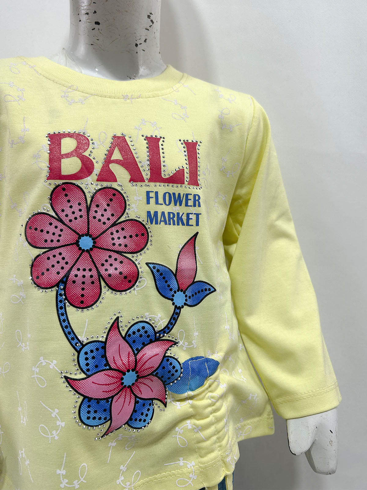 1Yr - 4Yrs Yellow Bali Suit For Girls GS579