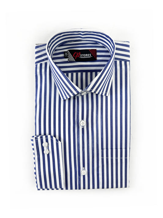 Blue Lines Formal Dress Shirt For Men MFS352