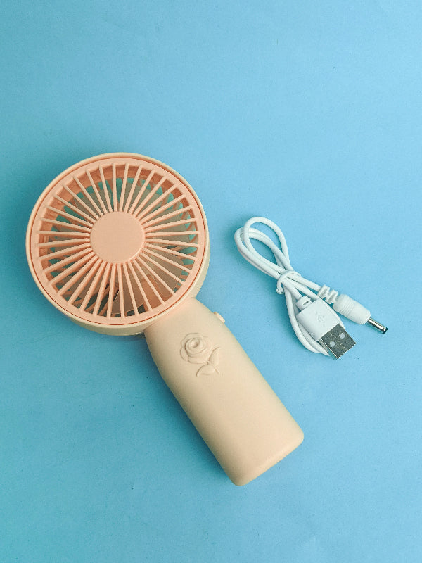 Rechargeable Mini Portable Fan Pink KTY80