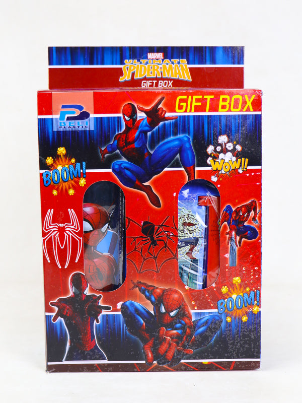 Kids Lunch Box & Water Bottle Spider-Man Gift Box