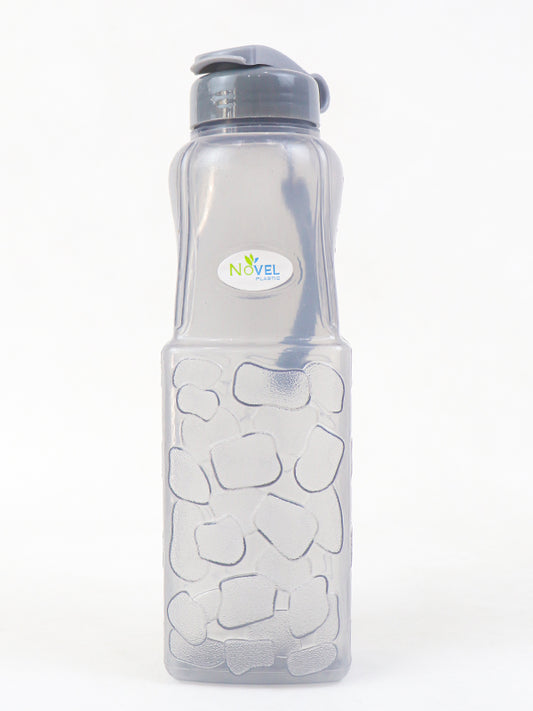 Transparent Novel Water Bottle Grey- 1200 ML