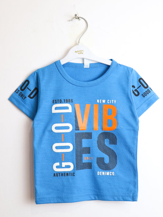 ATT Boys T-Shirt 1 Yrs - 4 Yrs Good Blue