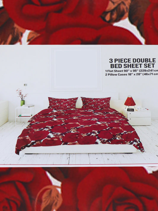 MUF 3Pc Double Bed Sheet M-038