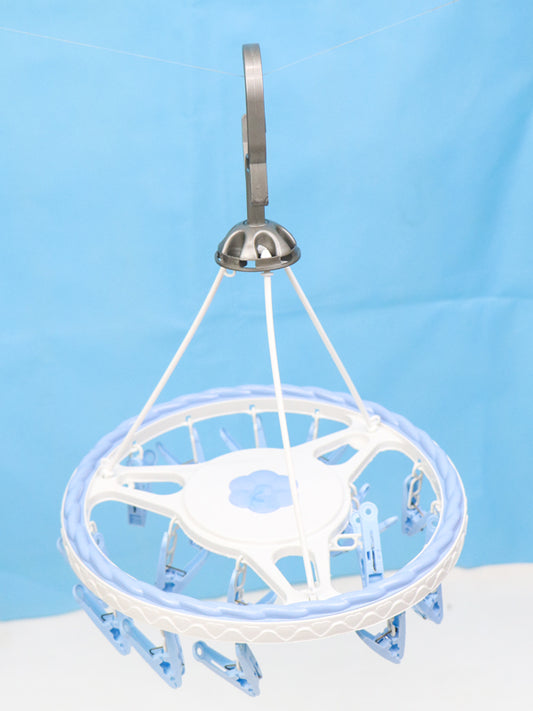 Newborn Clothes Hanger Design 02 Sky Blue