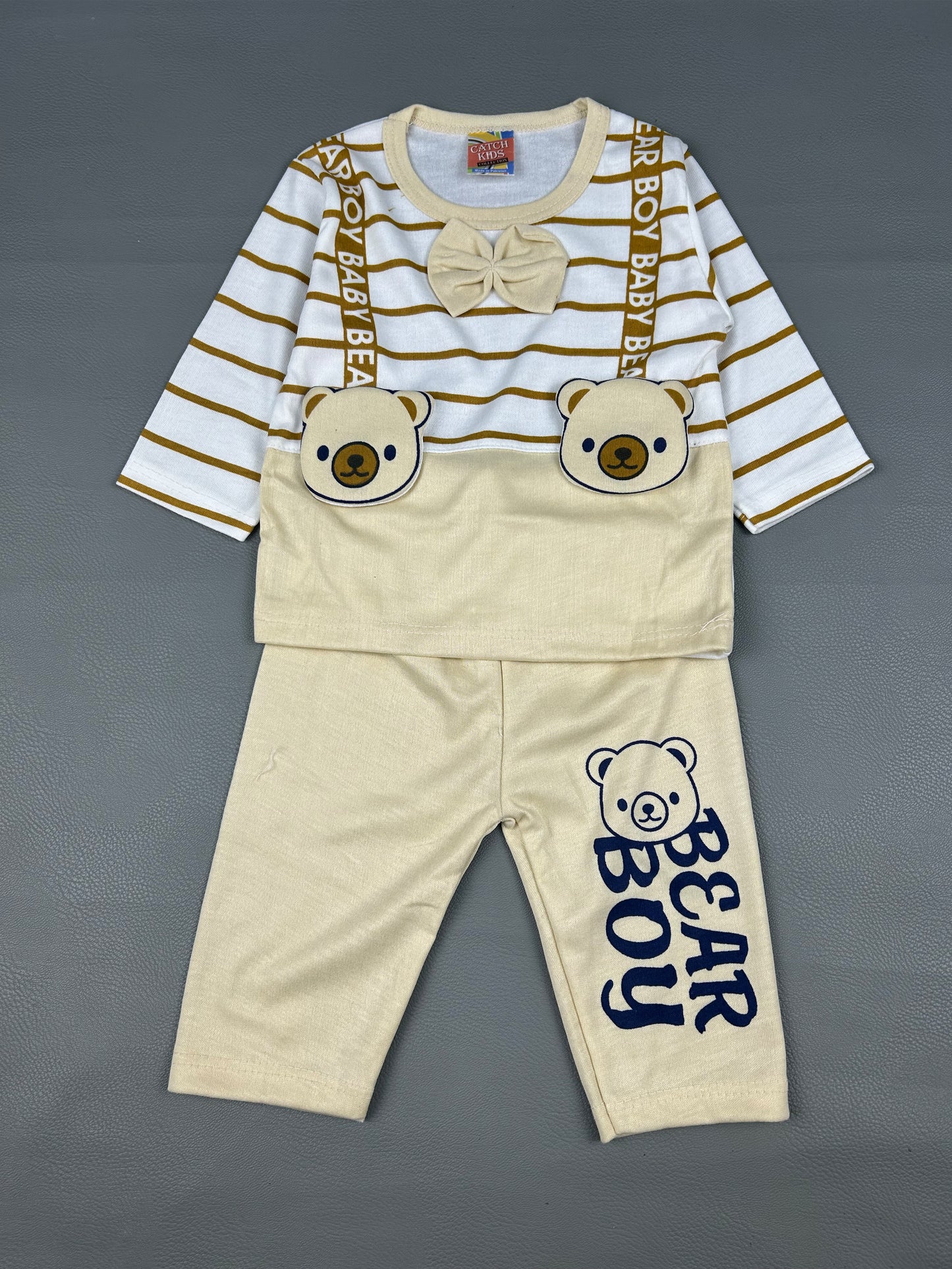 3Mth - 9Mth Light Yellow Bear Suit For Newborns HG NBS176