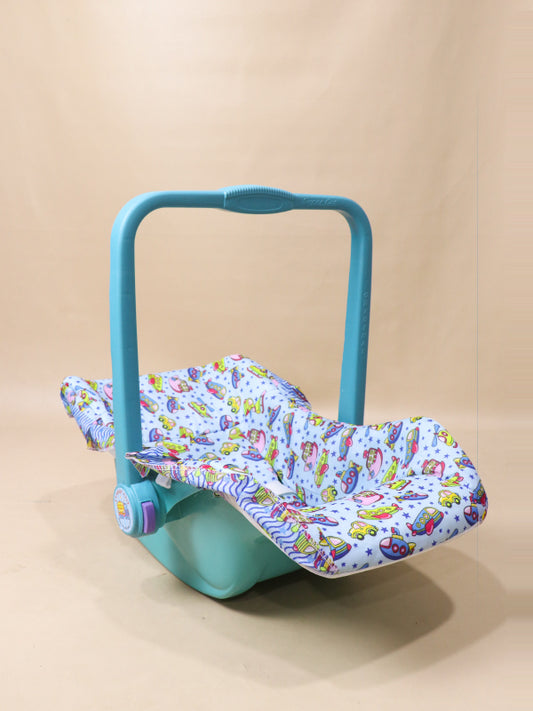 Light Cyan Carry Cot For New Born / Rocker & Sleeping Carrier Seat For Babies