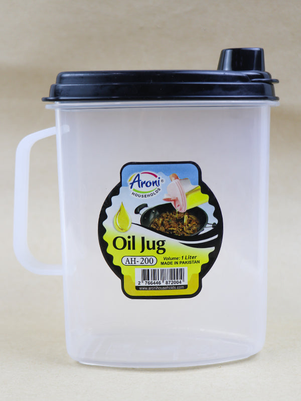 Oil Jug Plastic (1 Liter) 01 - Multicolor