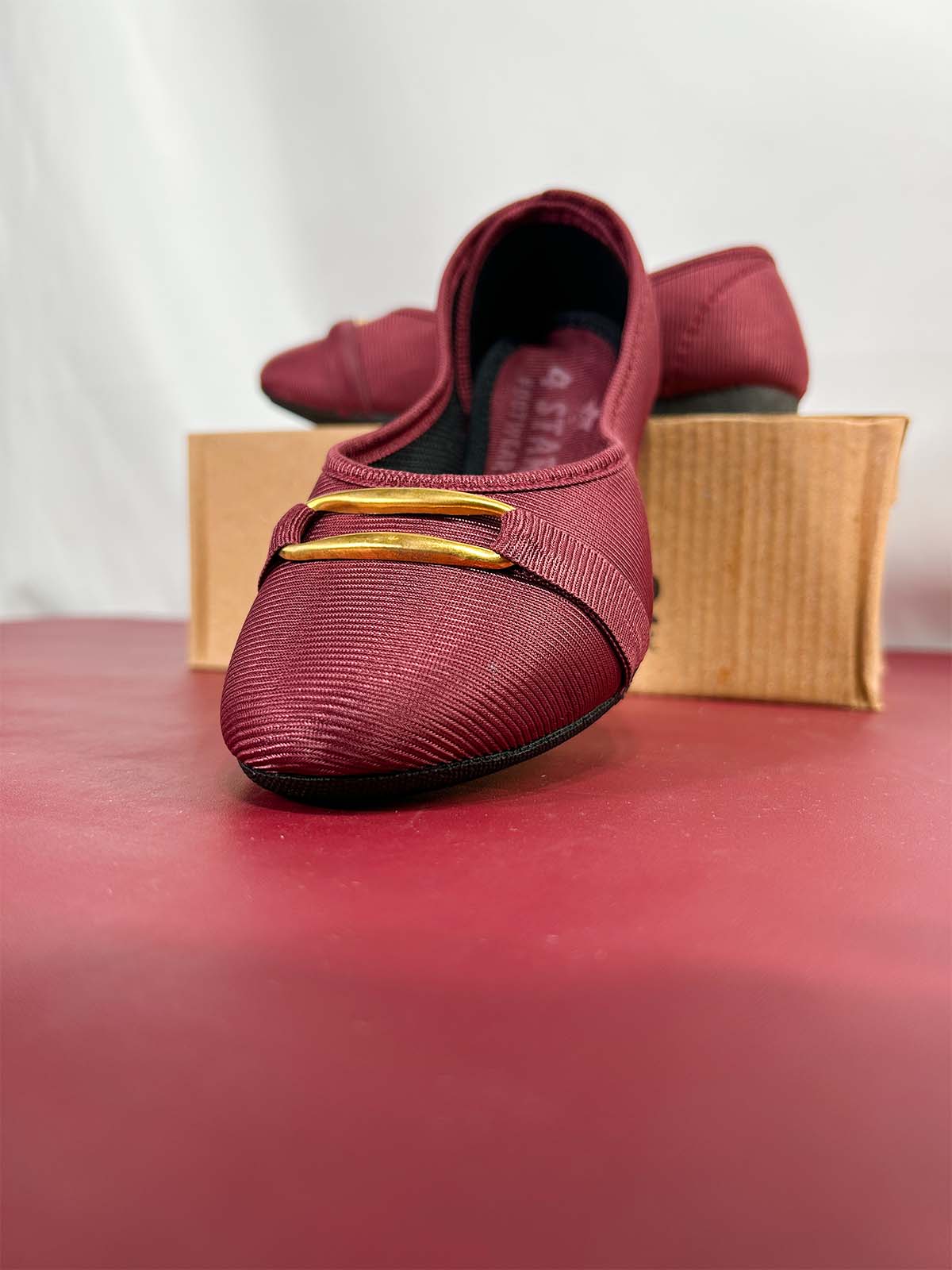 Maroon Casual Pumps For Women WP12