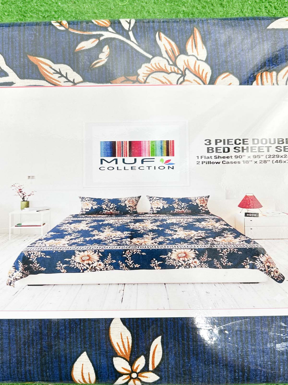 3Pc Double Bed Sheet BS120