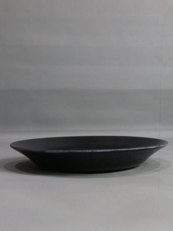 Melamine Double Glazed Plate Black MP07