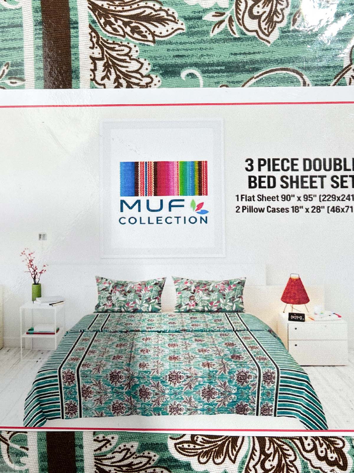 3Pc Double Bed Sheet BS121