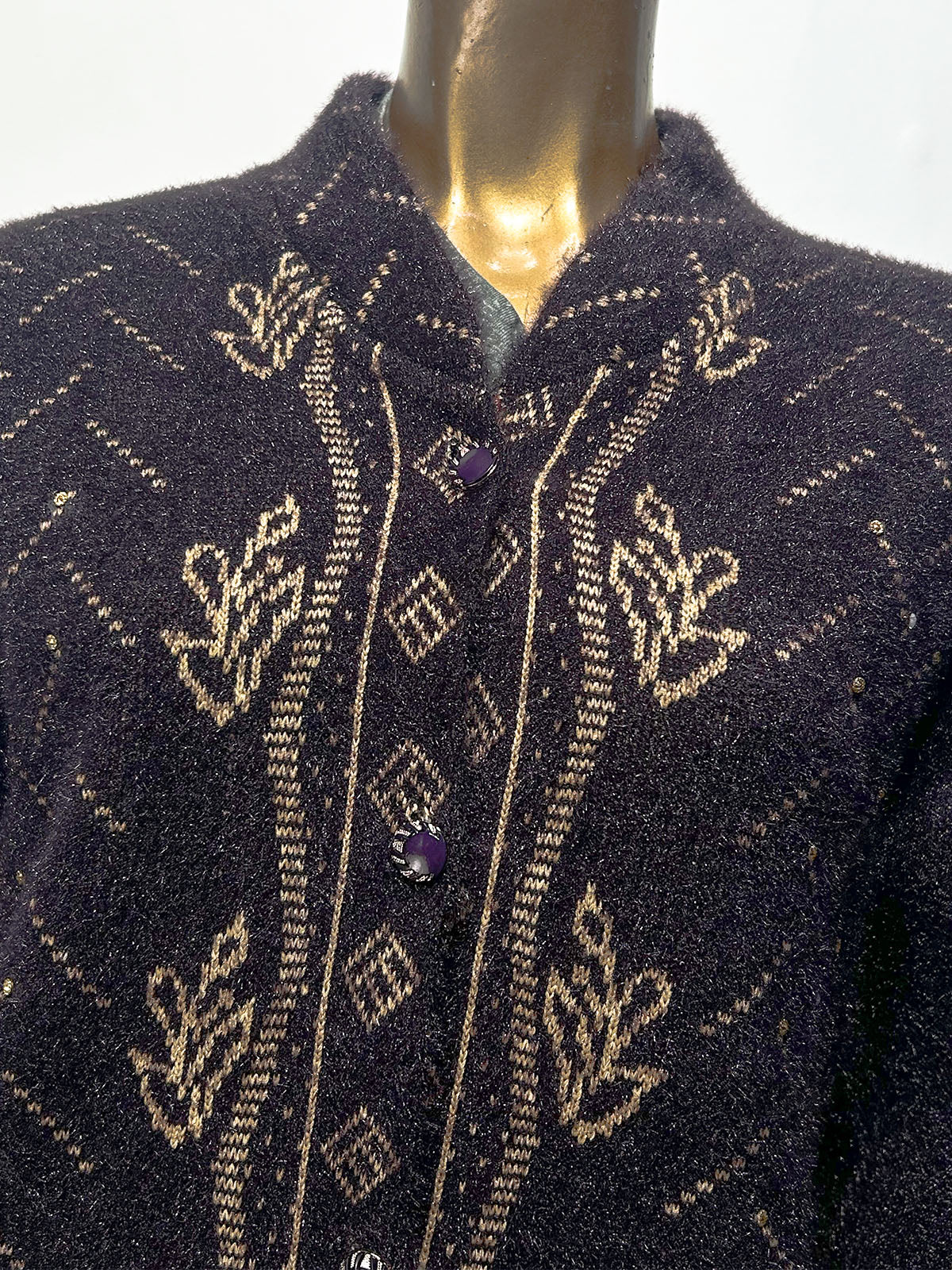 Dark Brown Full Sleeves Sweater For Women WSW121