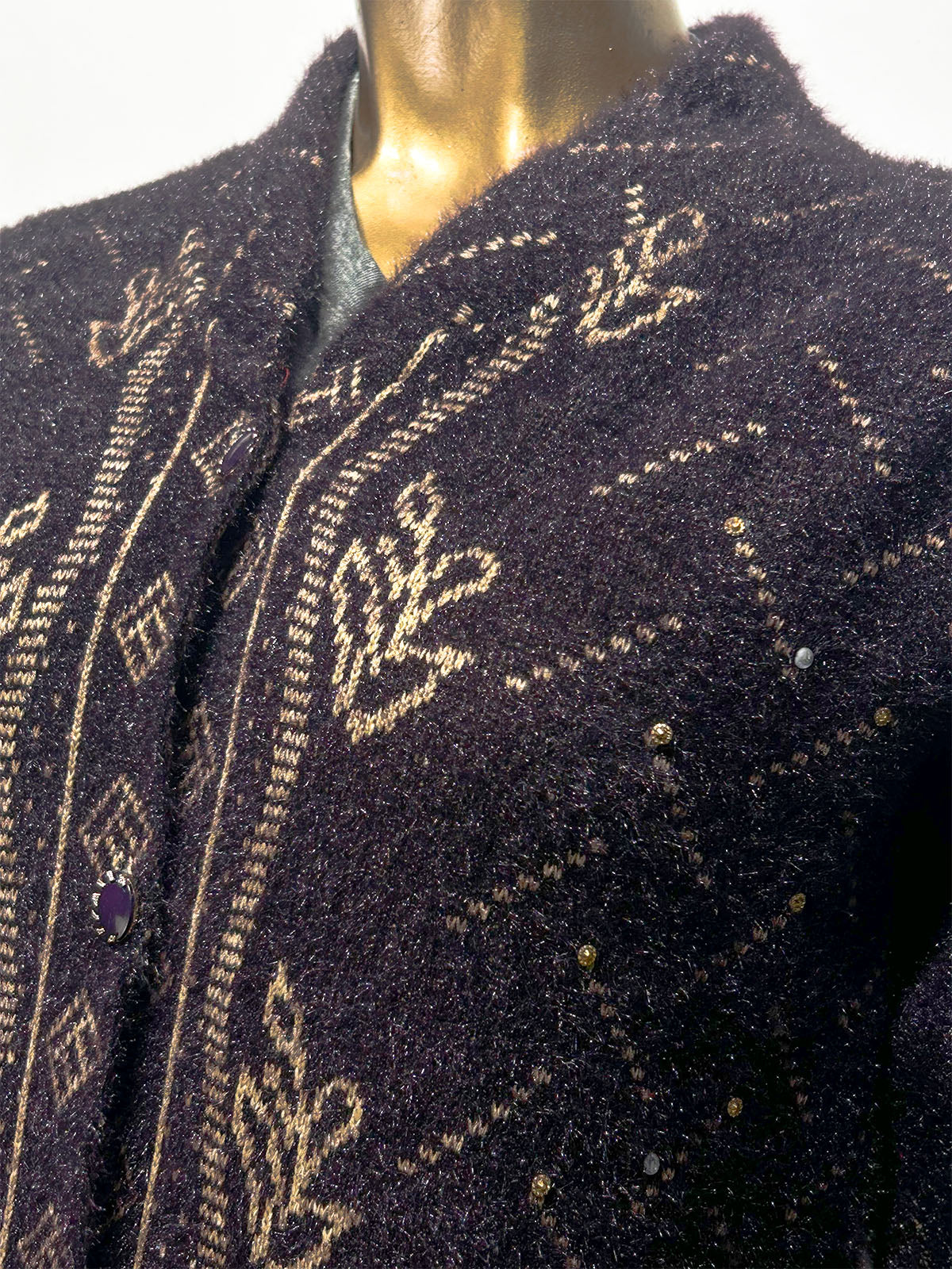 Dark Brown Full Sleeves Sweater For Women WSW121