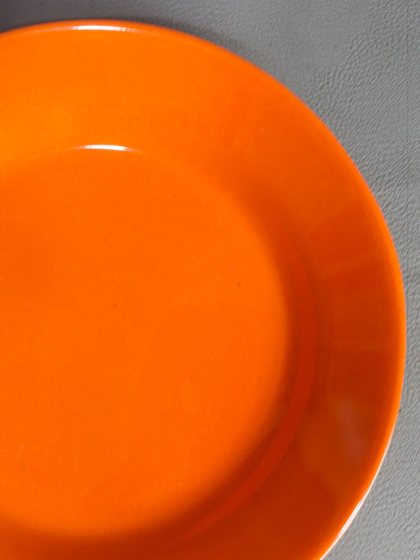 Melamine Double Glazed Plate Orange MP08