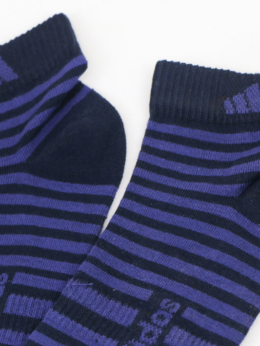 AD - Ankle Socks Striped Purple 01