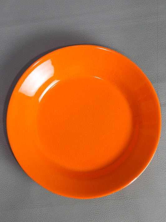 Melamine Double Glazed Plate Orange MP08