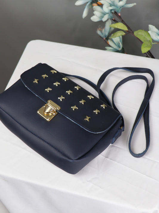 WHB11 Women's Handbag X Navy Blue
