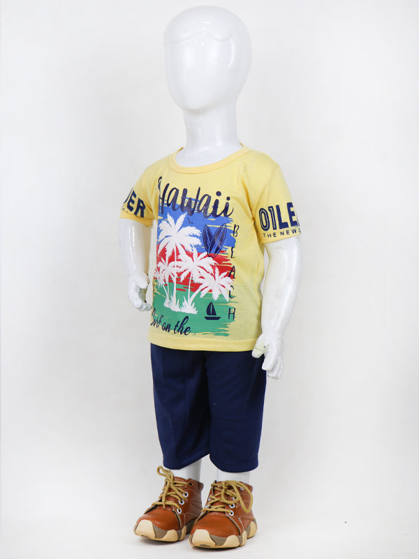 BS27 RG Kids Suit 1Yr - 4Yrs Hawaii Yellow