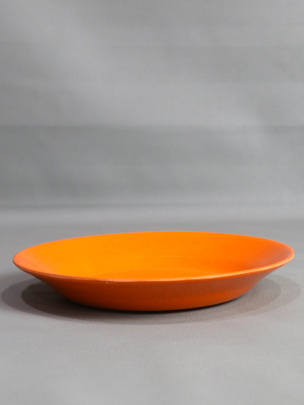 Melamine Double Glazed Plate Orange MP08