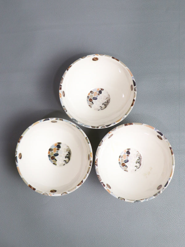 Pack Of 3 Small Melamine Bowl D-01