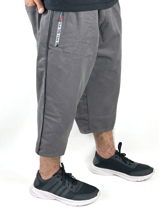 Grey Cargo 3-QTR Short for Men AA MS125