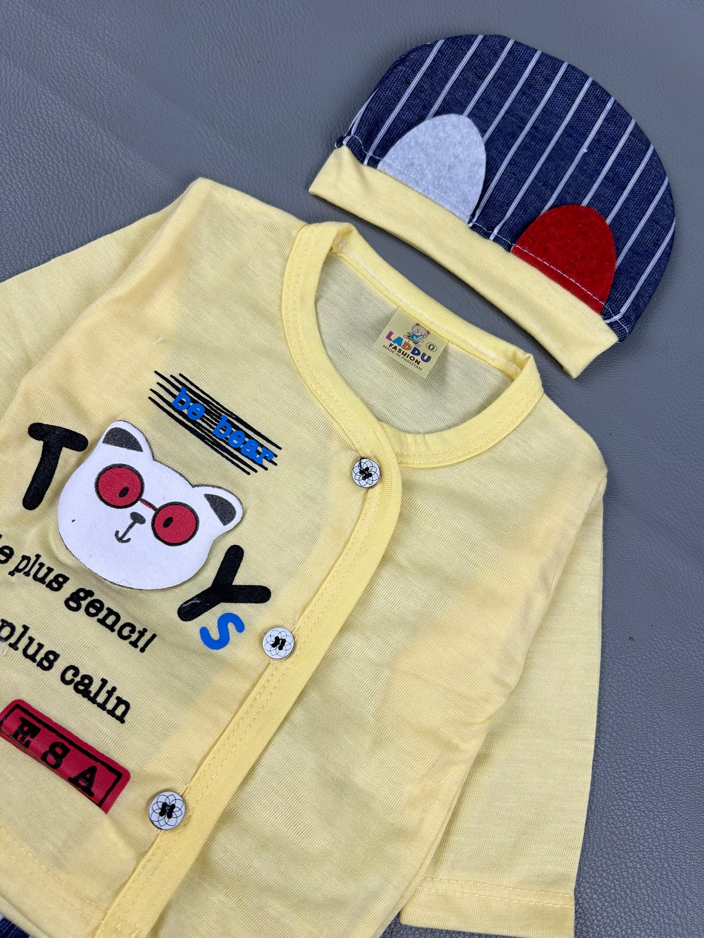 0Mth - 3Mth Yellow Baba Suit For Newborns HG NBS231