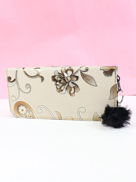 Printed Zipped Wallet for Girls 43