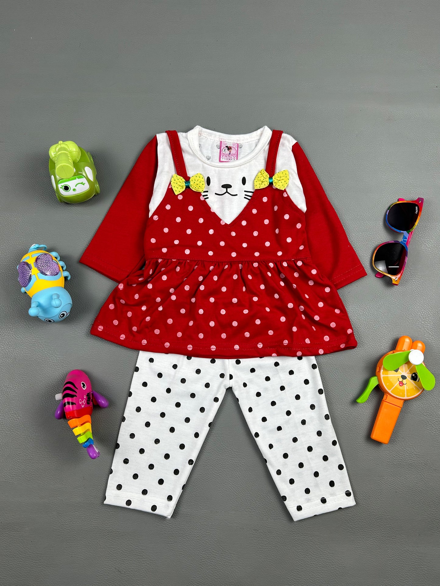 3Mth - 9Mth Red Baby Suit For Newborn NBS249