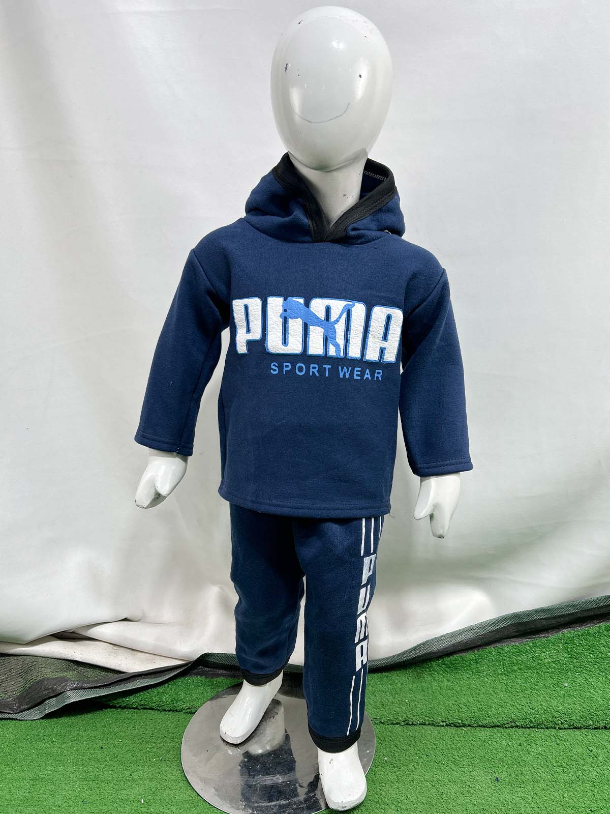 2Yr - 5Yrs Fleece PU Blue Suit For Kids SH BS547