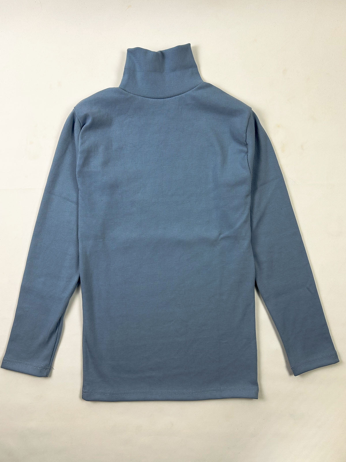 Men's Sky Blue Plain High Neck MH12
