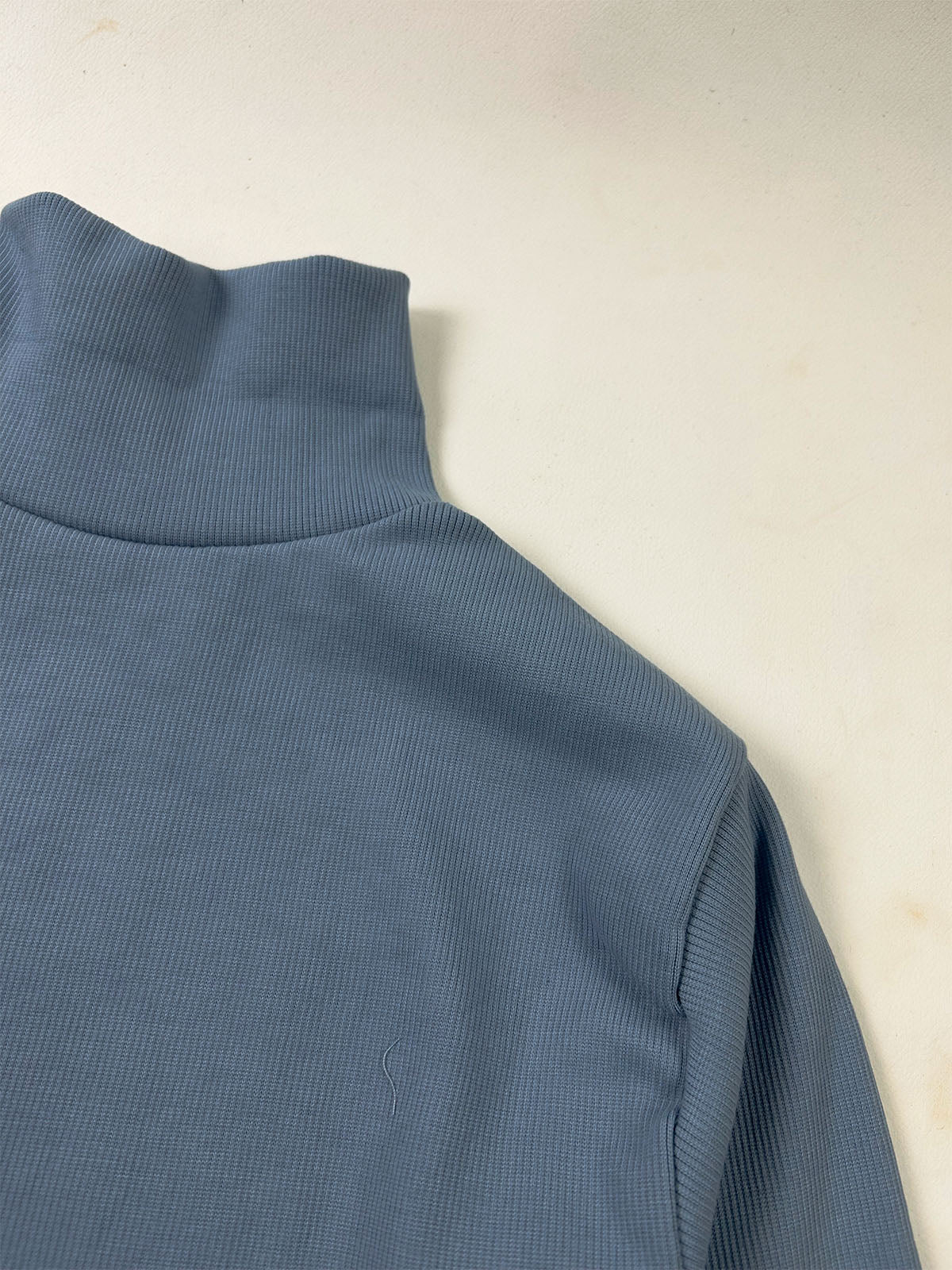 Men's Sky Blue Plain High Neck MH12