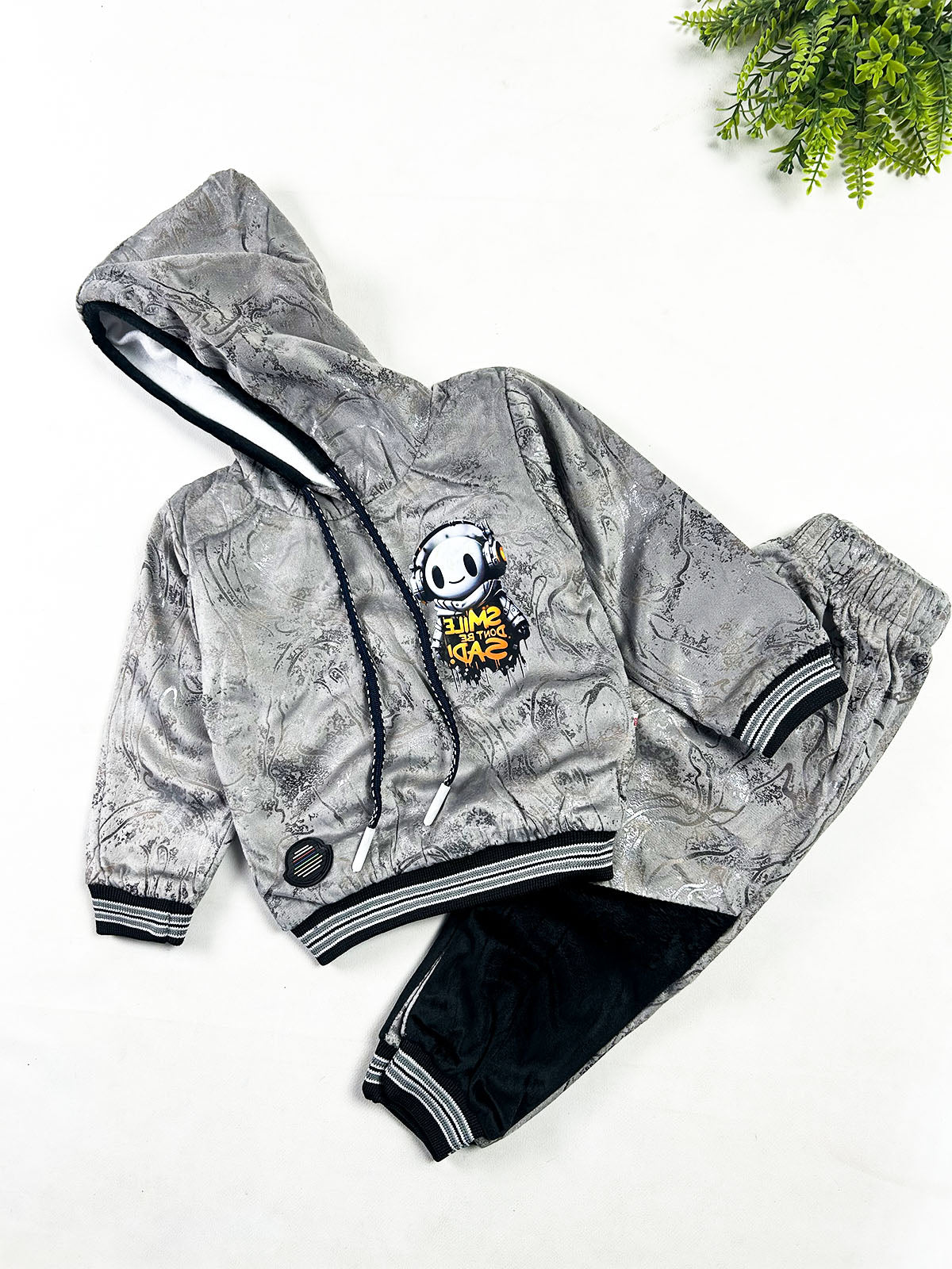 2Yrs - 5Yrs Light Grey Suit For Kids BS854