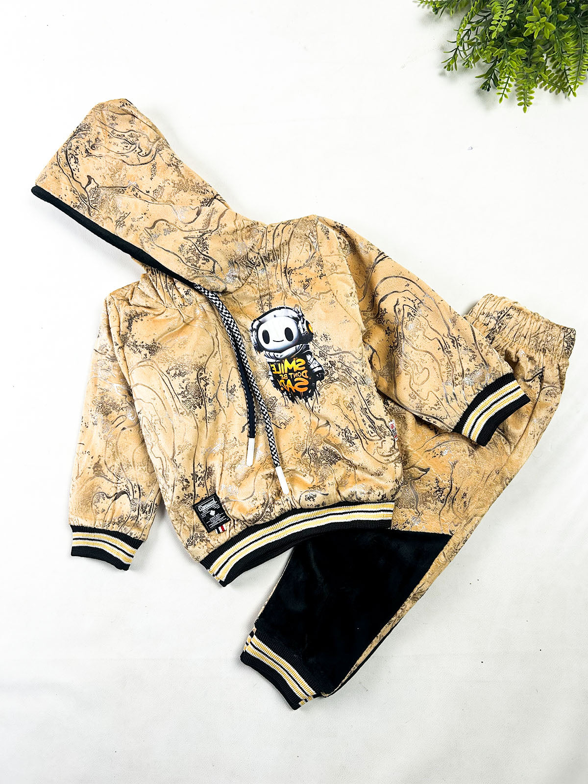 2Yrs - 5Yrs Light Brown Suit For Kids BS856