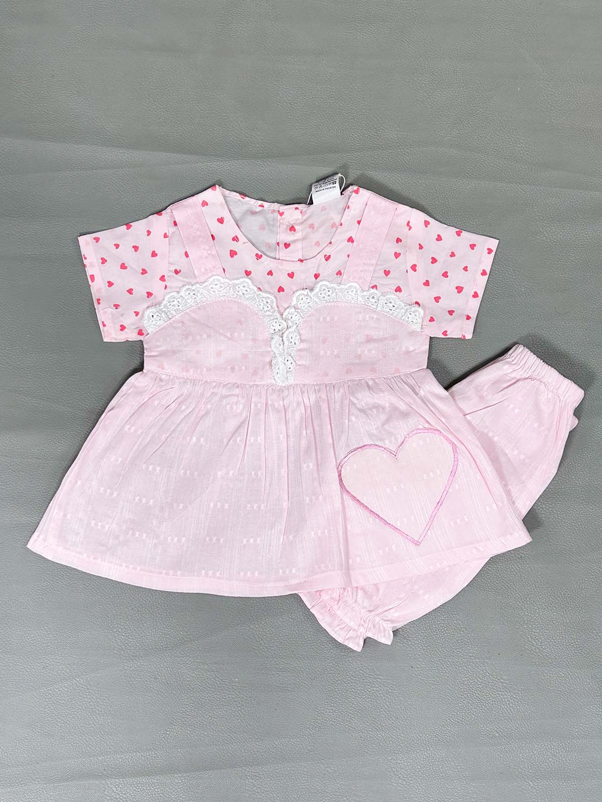 6Mth - 12Mth Pink Suit For Newborns NBS682