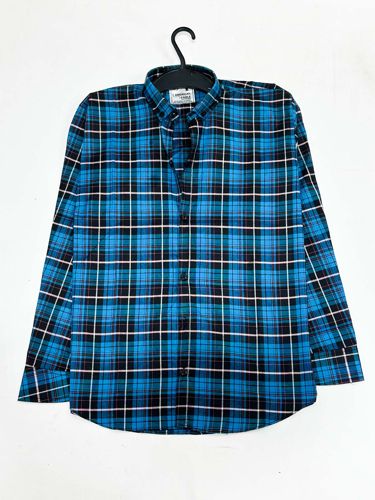 Blue Checks Casual Shirt For Men MCS133